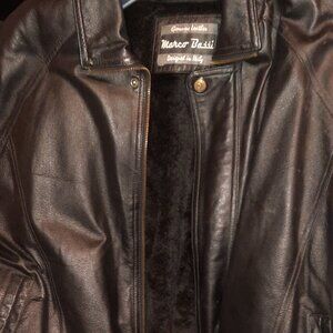 2 leather men's motorcycle jackets